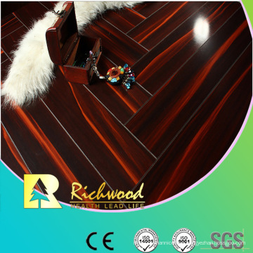 Household 12.3mm E1 Mirror Beech Waxed Edged Laminate Flooring